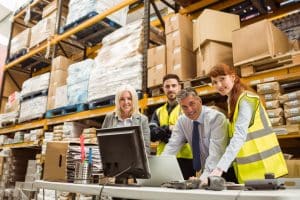 ERP for warehouse management work